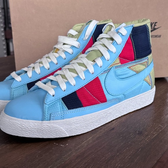 NIKE Women’s Blazer Mid Premium 'Powder Blue' - Picture 12 of 13